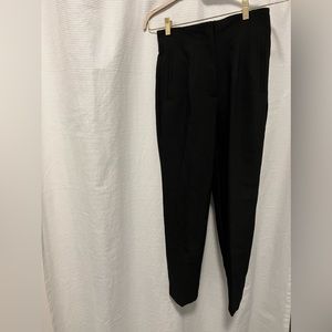 Zara black pleated high waisted pant